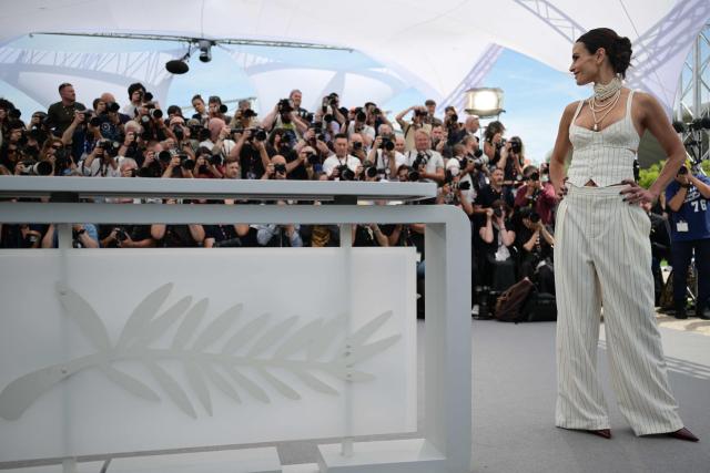 US actress Jordana Brewster poses during a photocall of the film "The Fast and the Furious" at the 79th edition of the Cannes Film Festival in Cannes, southern France on May 13, 2026. (Photo by Olivier CHASSIGNOLE / AFP)