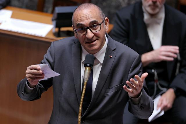 France's Interior Minister Laurent Nunez speaks during a session of questions to the government at The National Assembly, France's lower house of parliament in Paris on May 13, 2026. (Photo by Thomas SAMSON / AFP)