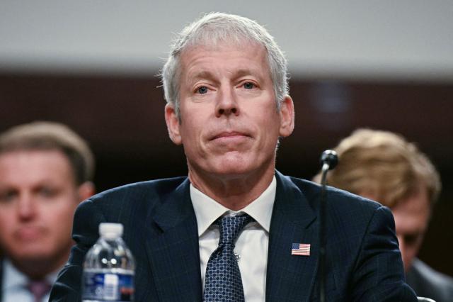 US Secretary of Energy Chris Wright prepares to testify before a Senate Committee on Armed Services hearing to examine the 2027 budget for the Department of Energy and National Nuclear Security Administration on Capitol Hill in Washington, DC, on May 13, 2026. (Photo by Jim WATSON / AFP)