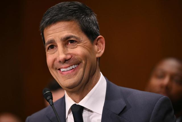 (FILES) Kevin Warsh, nominee for US Federal Reserve Chair, testifies during a Senate Banking Committee hearing on his nomination on Capitol Hill in Washington, DC, on April 21, 2026. The US Senate is expected to confirm Kevin Warsh as Federal Reserve chairman on May 13, as President Donald Trump applies unprecedented pressure on the central bank to cut rates despite stubbornly high inflation. (Photo by Mandel NGAN / AFP)