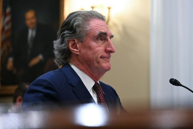 US Interior Secretary Doug Burgum testifies during a House Committee on Natural Resources hearing to examine the 2027 budget for the Department of the Interior on Capitol Hill in Washington, DC, on May 13, 2026. (Photo by Jim WATSON / AFP)