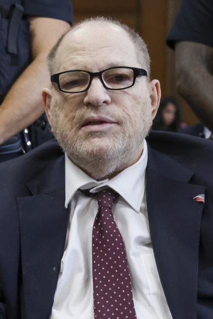 Former Hollywood film producer Harvey Weinstein appears in Manhattan Supreme Court during his retrial in New York City on May 13, 2026. The retrial of Weinstein on a rape charge on which a jury was previously deadlocked began on April 14, although he will remain imprisoned for other offenses regardless of the verdict. Weinstein is accused of the third-degree rape of Jessica Mann, who starred in the 2015 romantic comedy "This Isn't Funny." (Photo by SARAH YENESEL / POOL / AFP)
