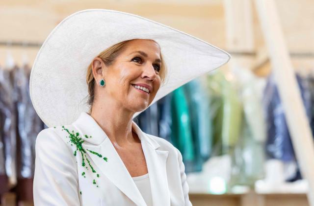 Queen Máxima of the Netherlands attends the opening of the State of Fashion Biennial 2026 in Arnhem on May 13, 2026. (Photo by Iris van den Broek / ANP / AFP) / Netherlands OUT