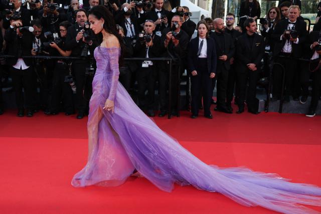 Member of the jury US actress and producer Demi Moore arrives for the screening of the film "La Vie d'une femme" (A Woman's Life) at the 79th edition of the Cannes Film Festival in Cannes, southern France on May 13, 2026. (Photo by Valery HACHE / AFP)