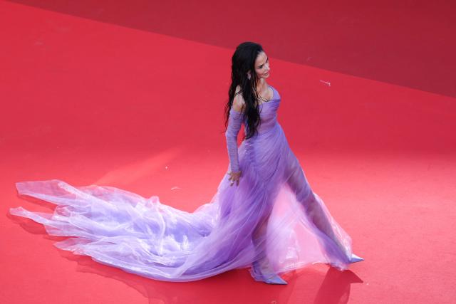 Member of the jury US actress and producer Demi Moore arrives for the screening of the film "La Vie d'une femme" (A Woman's Life) at the 79th edition of the Cannes Film Festival in Cannes, southern France on May 13, 2026. (Photo by Sameer AL-DOUMY / AFP)