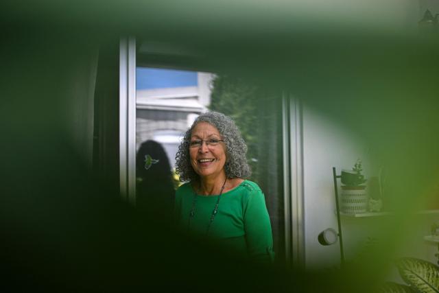 Former Sandinista National Liberation Front (FSLN) guerrilla commander Monica Baltodano poses for a picture after an interview with AFP at her home in San Jose on May 10, 2026. Nicaragua’s co-president, Rosario Murillo, will not remain in power after Daniel Ortega’s death, said former guerrilla commander Baltodano in an interview with AFP whilst in exile in Costa Rica. (Photo by MARTIN BERNETTI / AFP)