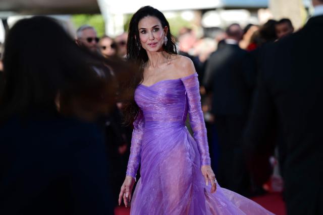 Member of the jury US actress and producer Demi Moore arrives for the screening of the film "La Vie d'une femme" (A Woman's Life) at the 79th edition of the Cannes Film Festival in Cannes, southern France on May 13, 2026. (Photo by Olivier CHASSIGNOLE / AFP)