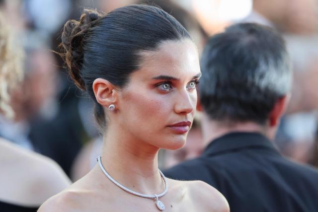 Portuguese model Sara Sampaio arrives for the screening of the film "La Vie d'une femme" (A Woman's Life) at the 79th edition of the Cannes Film Festival in Cannes, southern France on May 13, 2026. (Photo by Thibaud MORITZ / AFP)