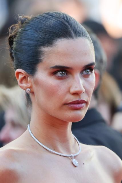Portuguese model Sara Sampaio arrives for the screening of the film "La Vie d'une femme" (A Woman's Life) at the 79th edition of the Cannes Film Festival in Cannes, southern France on May 13, 2026. (Photo by Thibaud MORITZ / AFP)