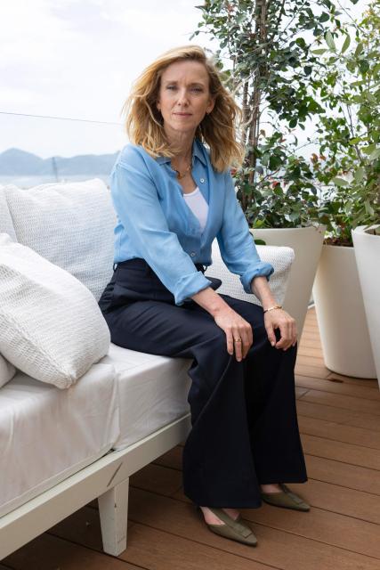 French actress Lea Drucker poses for a portrait on the 'Terrasse by Albane' located on the roof of The JW Marriott Cannes hotel on the sidelines of the 79th edition of the Cannes Film Festival in Cannes, southern France, on May 13, 2026. (Photo by Anna KURTH / AFP)