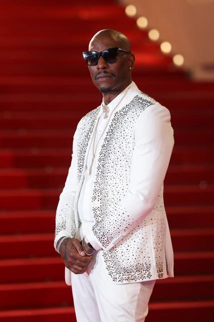 US actor Tyrese Gibson arrives for the screening of the film "The Fast and the Furious" at the 79th edition of the Cannes Film Festival in Cannes, southern France on May 13, 2026. (Photo by Sameer AL-DOUMY / AFP)