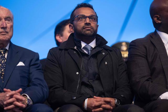 FBI Director Kash Patel attends the 38th National Law Enforcement Officers Memorial Fund candlelight vigil commemorating fallen officers at the National Mall in Washington, DC, on May 13, 2026. (Photo by SAUL LOEB / AFP)