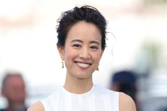 Japanese actress Shizuka Ishibashi poses during a photocall of the film "Nagi Notes" at the 79th edition of the Cannes Film Festival in Cannes, southern France on May 14, 2026. (Photo by Sameer AL-DOUMY / AFP)