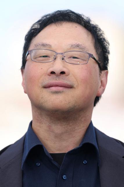 Japanese director and screenwriter Koji Fukada poses during a photocall of the film "Nagi Notes" at the 79th edition of the Cannes Film Festival in Cannes, southern France on May 14, 2026. (Photo by Sameer AL-DOUMY / AFP)