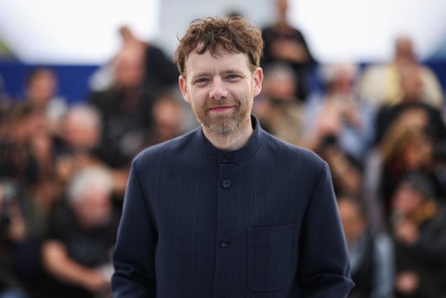 French actor Antoine Reinartz poses during a photocall of the film "L'Abandon" at the 79th edition of the Cannes Film Festival in Cannes, southern France on May 14, 2026. (Photo by Valery HACHE / AFP)