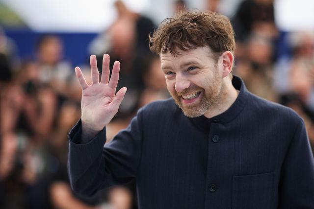 French actor Antoine Reinartz poses during a photocall of the film "L'Abandon" at the 79th edition of the Cannes Film Festival in Cannes, southern France on May 14, 2026. (Photo by Valery HACHE / AFP)