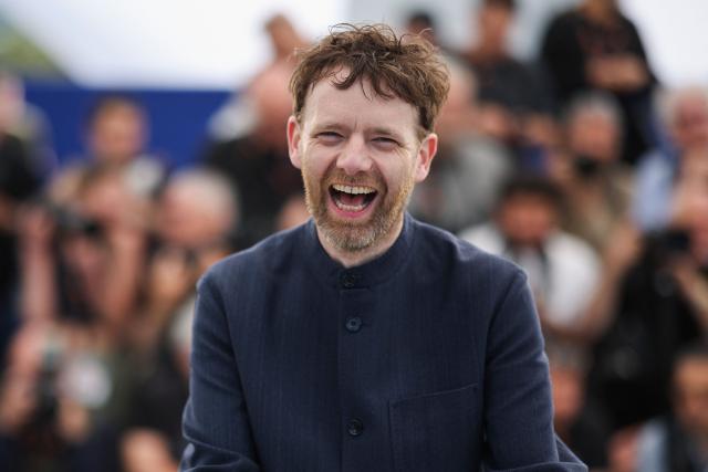 French actor Antoine Reinartz poses during a photocall of the film "L'Abandon" at the 79th edition of the Cannes Film Festival in Cannes, southern France on May 14, 2026. (Photo by Valery HACHE / AFP)