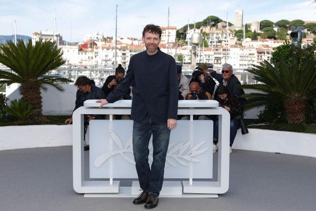 French actor Antoine Reinartz poses during a photocall of the film "L'Abandon" at the 79th edition of the Cannes Film Festival in Cannes, southern France on May 14, 2026. (Photo by Sameer AL-DOUMY / AFP)