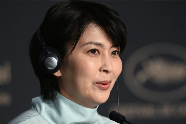 Japanese actress Takako Matsu attends a press conference for the film "Nagi Notes" at the 79th edition of the Cannes Film Festival in Cannes, southern France on May 14, 2026. (Photo by Blanca CRUZ / AFP)
