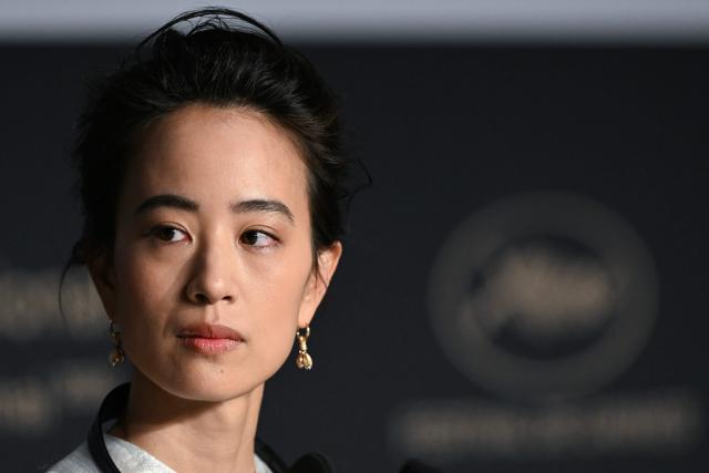 Japanese actress Shizuka Ishibashi attends a press conference for the film "Nagi Notes" at the 79th edition of the Cannes Film Festival in Cannes, southern France on May 14, 2026. (Photo by Blanca CRUZ / AFP)