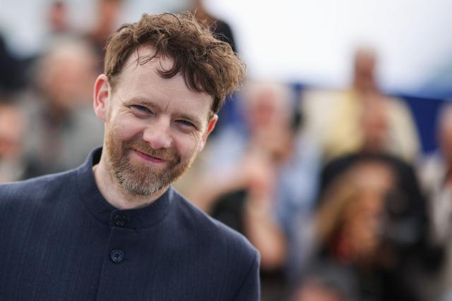 French actor Antoine Reinartz poses during a photocall of the film "L'Abandon" at the 79th edition of the Cannes Film Festival in Cannes, southern France on May 14, 2026. (Photo by Valery HACHE / AFP)