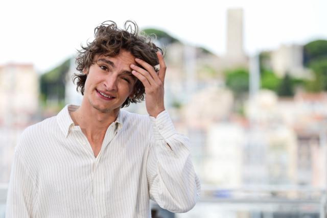 Canadian actor Vassili Schneider poses during a photocall of the film "L’Age d'Or" (The Golden Age) at the 79th edition of the Cannes Film Festival in Cannes, southern France on May 14, 2026. (Photo by Olivier CHASSIGNOLE / AFP)