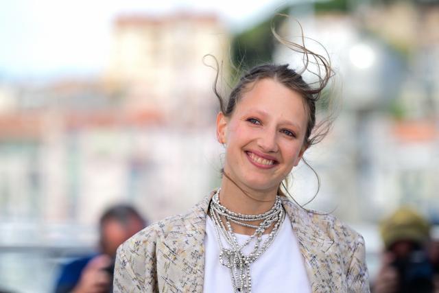 Italian actress Yile Yara Vianello poses during a photocall of the film "L’Age d'Or" (The Golden Age) at the 79th edition of the Cannes Film Festival in Cannes, southern France on May 14, 2026. (Photo by Olivier CHASSIGNOLE / AFP)