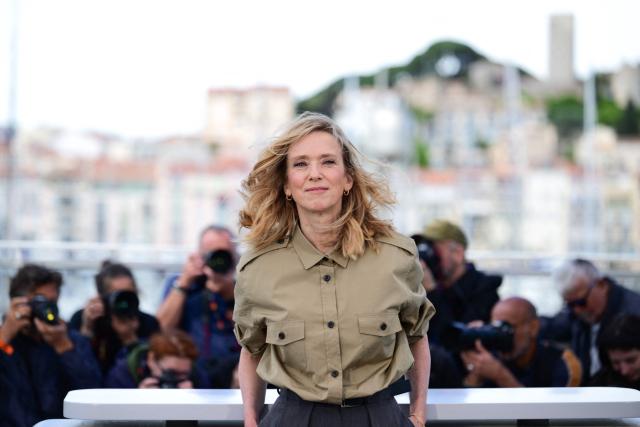 French actress Lea Drucker poses during a photocall of the film "La Vie d'une femme" (A Woman's Life) at the 79th edition of the Cannes Film Festival in Cannes, southern France on May 14, 2026. (Photo by Olivier CHASSIGNOLE / AFP)