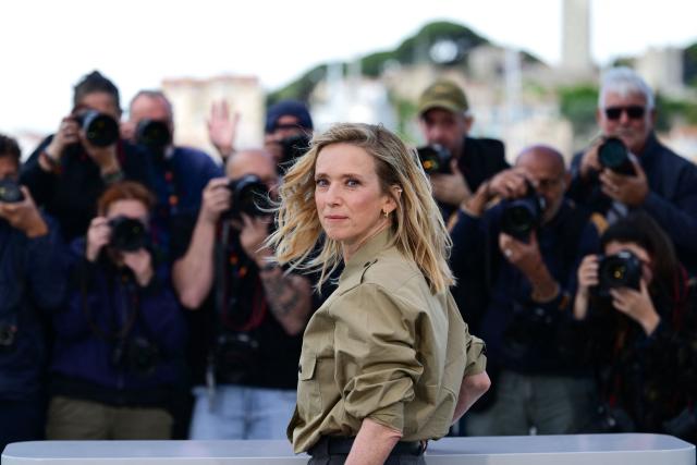 French actress Lea Drucker poses during a photocall of the film "La Vie d'une femme" (A Woman's Life) at the 79th edition of the Cannes Film Festival in Cannes, southern France on May 14, 2026. (Photo by Olivier CHASSIGNOLE / AFP)