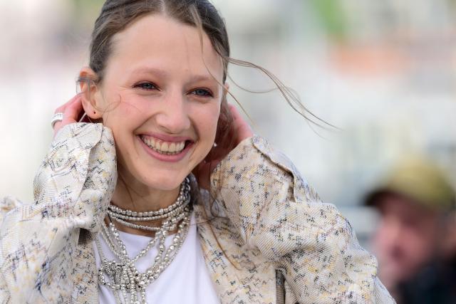 Italian actress Yile Yara Vianello poses during a photocall of the film "L’Age d'Or" (The Golden Age) at the 79th edition of the Cannes Film Festival in Cannes, southern France on May 14, 2026. (Photo by Olivier CHASSIGNOLE / AFP)