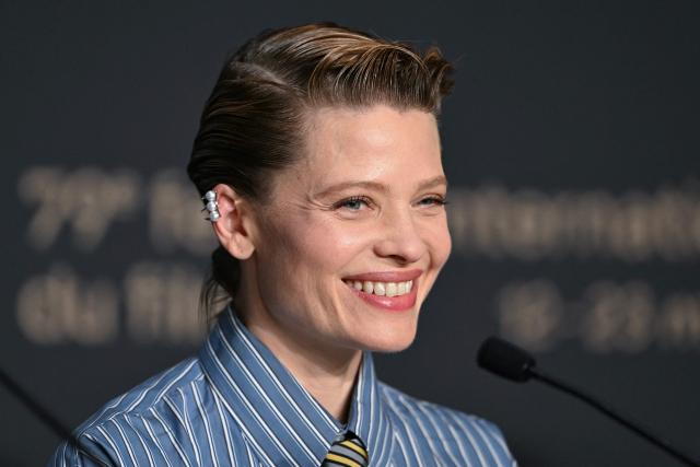 French actress Melanie Thierry attends a press conference for the film "La Vie d'une femme" (A Woman's Life) at the 79th edition of the Cannes Film Festival in Cannes, southern France on May 14, 2026. (Photo by Blanca CRUZ / AFP)