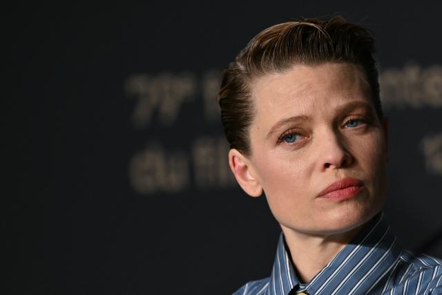 French actress Melanie Thierry attends a press conference for the film "La Vie d'une femme" (A Woman's Life) at the 79th edition of the Cannes Film Festival in Cannes, southern France on May 14, 2026. (Photo by Blanca CRUZ / AFP)