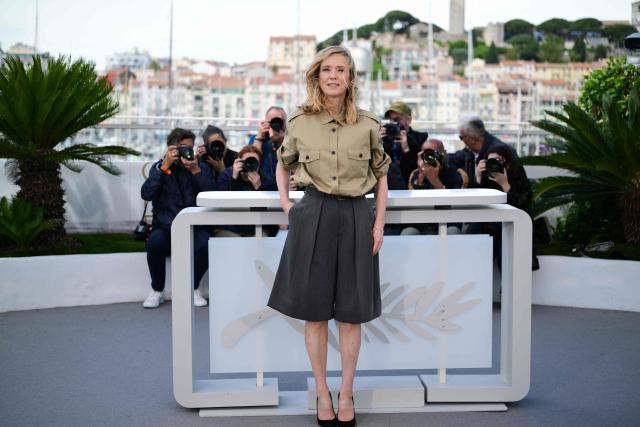 French actress Lea Drucker poses during a photocall of the film "La Vie d'une femme" (A Woman's Life) at the 79th edition of the Cannes Film Festival in Cannes, southern France on May 14, 2026. (Photo by Olivier CHASSIGNOLE / AFP)