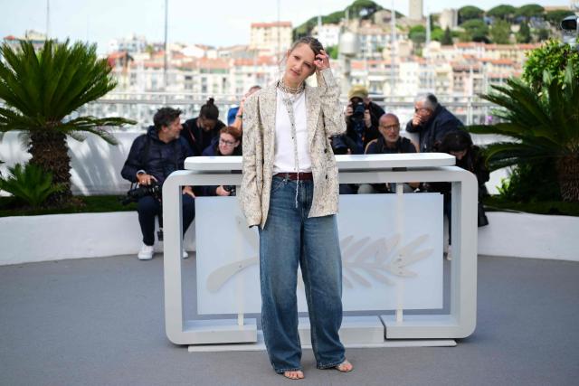 Italian actress Yile Yara Vianello poses during a photocall of the film "L’Age d'Or" (The Golden Age) at the 79th edition of the Cannes Film Festival in Cannes, southern France on May 14, 2026. (Photo by Olivier CHASSIGNOLE / AFP)