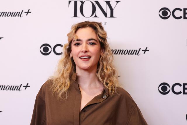 US actress and singer Hannah Cruz arrives for the 79th Annual Tony Awards "Meet the Nominees" event in New York City on May 14, 2026. (Photo by ANGELA WEISS / AFP)
