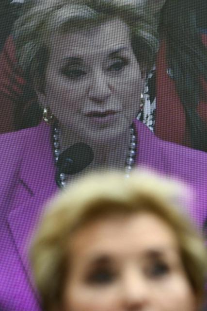 US Education Secretary Linda McMahon testifies at a House Committee on Education and Workforce hearing titled "Examining the Policies and Priorities of the Department of Education" on Capitol Hill in Washington, DC, on May 14, 2026. (Photo by Kent NISHIMURA / AFP)