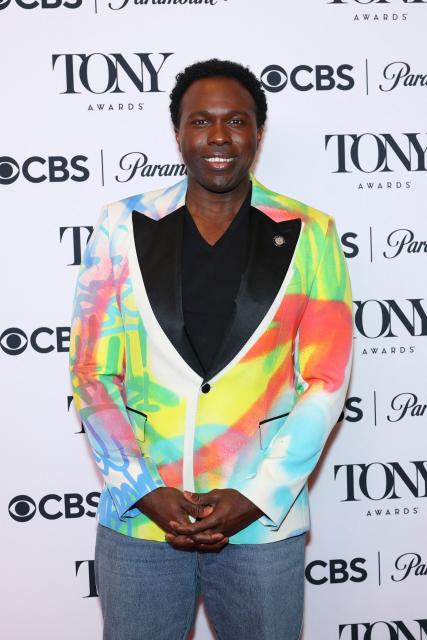 US actor/singer Joshua Henry arrives for the 79th Annual Tony Awards "Meet the Nominees" event in New York City on May 14, 2026. (Photo by ANGELA WEISS / AFP)