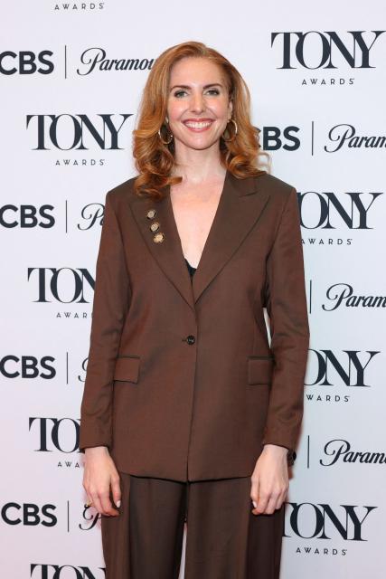 US actress and singer Marla Mindelle arrives for the 79th Annual Tony Awards "Meet the Nominees" event in New York City on May 14, 2026. (Photo by ANGELA WEISS / AFP)