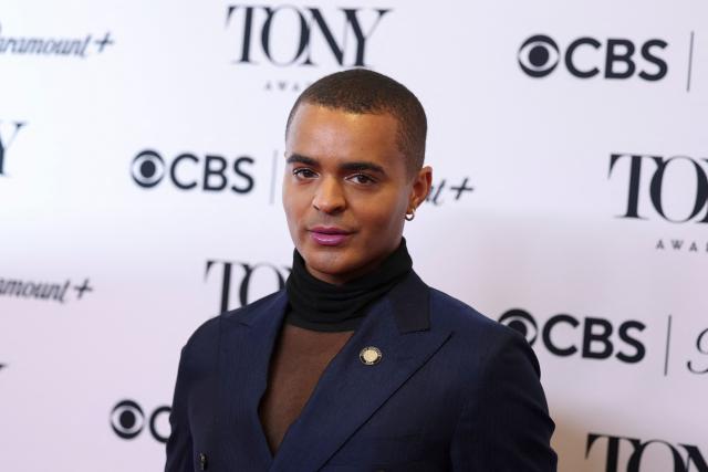 English actor Layton Williams arrives for the 79th Annual Tony Awards "Meet the Nominees" event in New York City on May 14, 2026. (Photo by ANGELA WEISS / AFP)