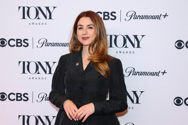US actress Aya Cash arrives for the 79th Annual Tony Awards "Meet the Nominees" event in New York City on May 14, 2026. (Photo by ANGELA WEISS / AFP)