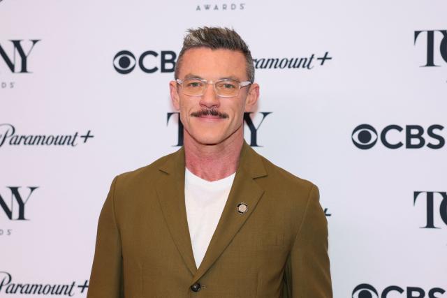US actor and singer Luke Evans arrives for the 79th Annual Tony Awards "Meet the Nominees" event in New York City on May 14, 2026. (Photo by ANGELA WEISS / AFP)