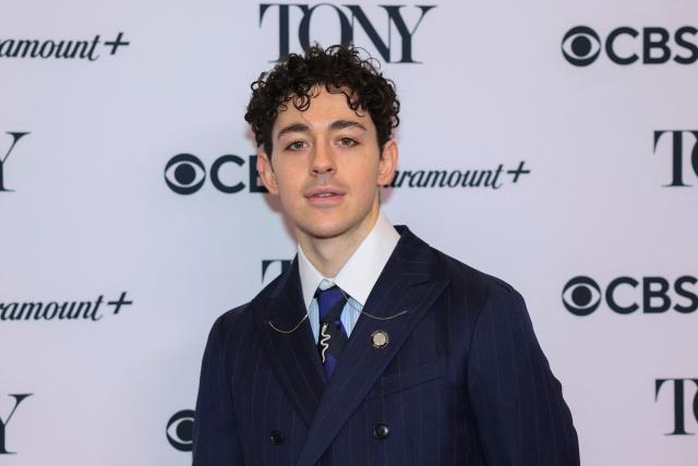 US actor and singer Ali Louis Bourzgui arrives for the 79th Annual Tony Awards "Meet the Nominees" event in New York City on May 14, 2026. (Photo by ANGELA WEISS / AFP)
