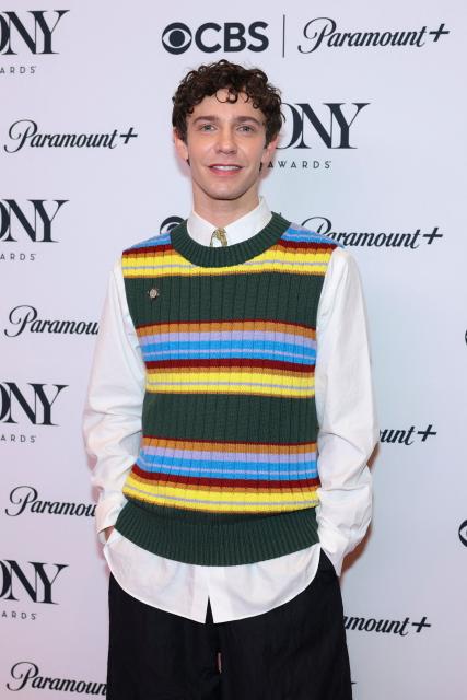 US actor and singer Ben Levi Ross arrives for the 79th Annual Tony Awards "Meet the Nominees" event in New York City on May 14, 2026. (Photo by ANGELA WEISS / AFP)