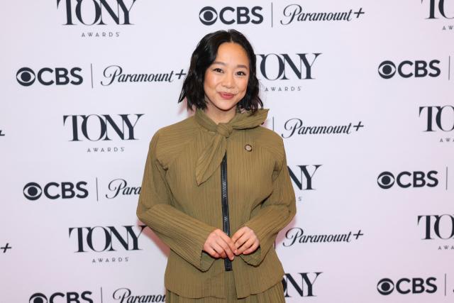US actress and singer Stephanie Hsu arrives for the 79th Annual Tony Awards "Meet the Nominees" event in New York City on May 14, 2026. (Photo by ANGELA WEISS / AFP)