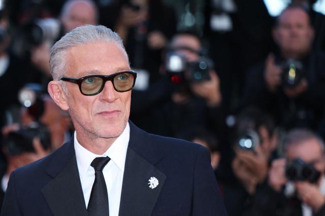French actor Vincent Cassel arrives for the screening of the film "Histoires Paralleles" (Parallel Tales) at the 79th edition of the Cannes Film Festival in Cannes, southern France on May 14, 2026. (Photo by Sameer AL-DOUMY / AFP)