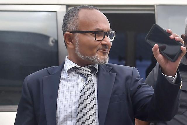 (FILES) Matthew Wale, Leader of the Opposition in Solomon Islands, arrives at the Parliament House to attend the new prime minister’s voting session in Honiara on May 2, 2024. Lawmakers in China's South Pacific ally Solomon Islands elected Wale as prime minister on May 15. (Photo by Alarics FUGUI / AFP)