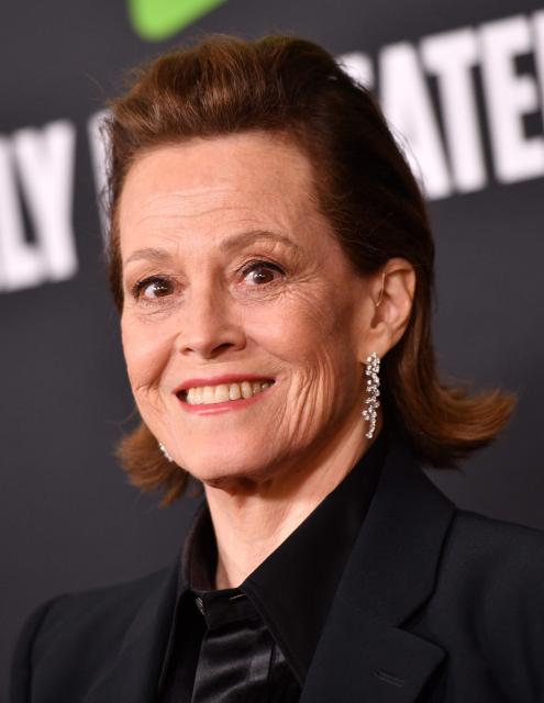 US actress Sigourney Weaver attends the world premiere of "Star Wars: The Mandalorian and Grogu" at the TCL Chinese Theatre in Los Angeles on May 14, 2026. (Photo by Chris DELMAS / AFP)