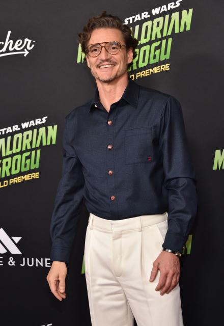 Chilean-US actor Pedro Pascal attends the world premiere of "Star Wars: The Mandalorian and Grogu" at the TCL Chinese Theatre in Los Angeles on May 14, 2026. (Photo by Chris DELMAS / AFP)