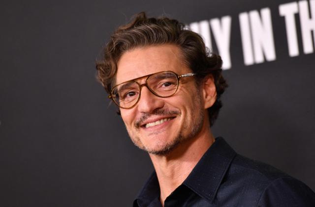 Chilean-US actor Pedro Pascal attends the world premiere of "Star Wars: The Mandalorian and Grogu" at the TCL Chinese Theatre in Los Angeles on May 14, 2026. (Photo by Chris DELMAS / AFP)