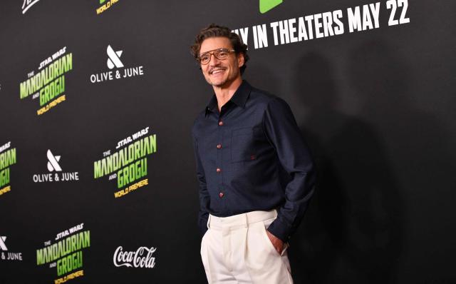 Chilean-US actor Pedro Pascal attends the world premiere of "Star Wars: The Mandalorian and Grogu" at the TCL Chinese Theatre in Los Angeles on May 14, 2026. (Photo by Chris DELMAS / AFP)